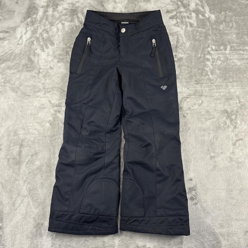 Obermeyer Youth Ski Snow Pants Black Insulated Winter Snowboarding Teen XS - Picture 2 of 8